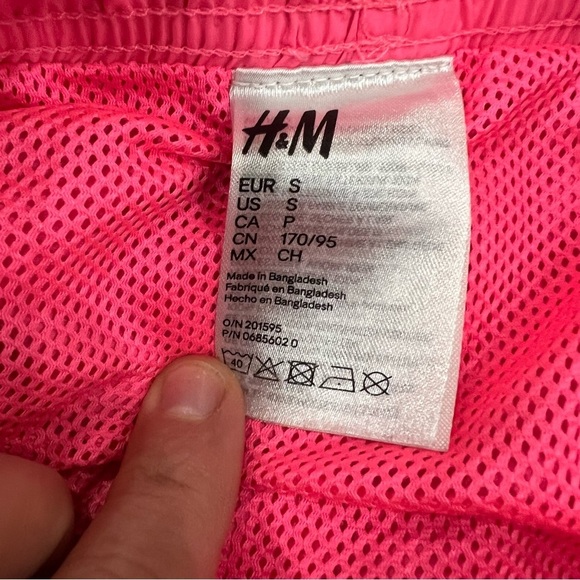 H&M Swim Shorts 6” Hot Pink Men’s Size Small Ocean Active Outdoor, - Picture 3 of 10